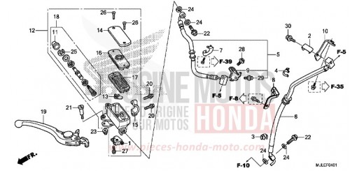 FR. BRAKE MASTER CYLINDER (NC700SD/750SD/750SA) NC750SAF de 2015
